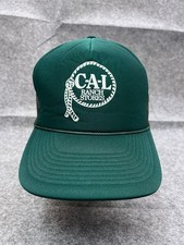 CAL Ranch Stores Hat Cap Snap Back Adult One Size Green Polyester Hatch Trucker