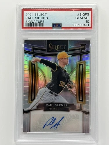2024 Panini Select Paul Skenes Rookie Auto – PSA 10 - LOW POP
