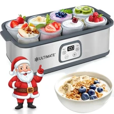 Ultimate Probiotic Yogurt Maker with Adjustable Time & Temp Control
