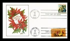 US COVER CHRISTMAS FDC COMBO DUAL CANCEL RALPH DYER AFDCS CACHET
