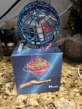 NEW AMERFIST Flying Orb Ball Toy Cosmic Globe Boomerang/Hover Ball Galactic Blue