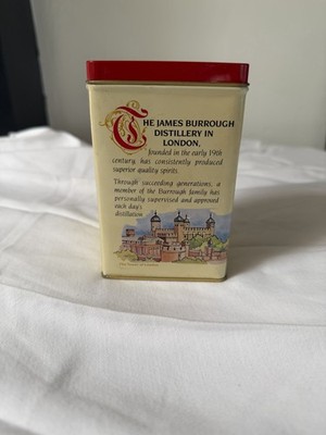 Vintage Beefeater Gin James Burrough Distillery London Mini Bottle Gift Tin Eng