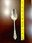 Wallace Rose Point Sterling Silver Serving Spoon 8 1/2". 69g