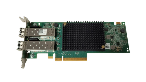 Dell 4VDY3 Emulex LPE35002 Dual Port 32GB Host Bus Adapter w/ SFPs Half Height