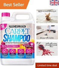 Professional 5L Carpet Cleaning Solution – Spring Bloom Fragrance, All Machines 5.80 per litre