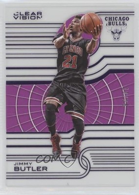 2015-16 Panini Clear Vision Purple 10/25 Jimmy Butler #12 0b9