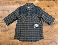 Howler Brothers Quintana Quilted Flannel Cody Check Antique Size Small 119