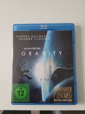 Gravity blu ray 1 mal geschaut Nichtraucherhaushalt 