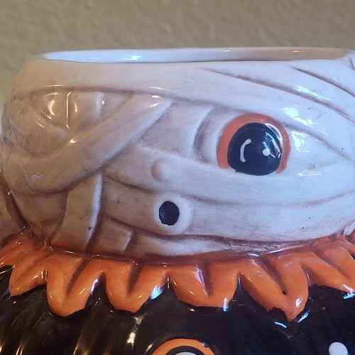 Tazza zucca nera Johanna Parker mamma Peeps collezione Halloween stile retrò - Foto 2 di 13