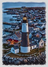 Blank Greeting Art Cards: Lighthouses