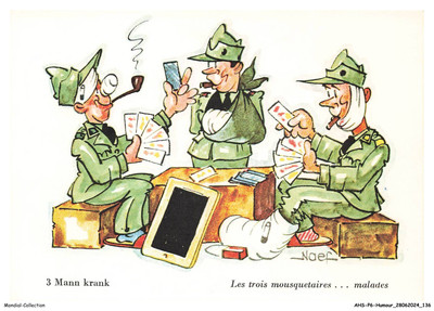 AHSP6-0605-HUMOUR - The Three Musketeers Sick NAEF