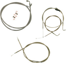 LA Choppers Stainless Steel Cable & Brake Line Kit LA-8005KT-19 Made in USA