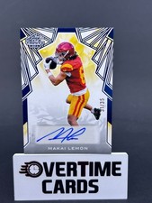 2025 Leaf Trinity Football Makai Lemon Base Autograph Blue /35