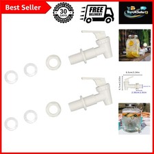 Elegant Zero-Toxic Plastic Beverage Tap Set - Fits Standard Water Containers