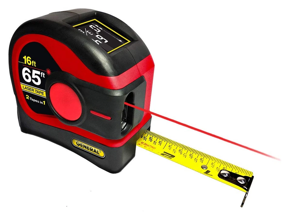 LTM2X Laser Tape Measure 2-in-1, 65 Ft Laser Measure and 16 Ft Tape Measure w... - Image 2 of 4