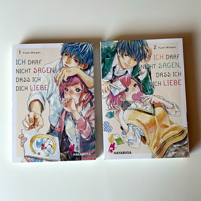 Ich darf nicht sagen, dass ich dich liebe Manga Band 1-2 komplett hayabusa