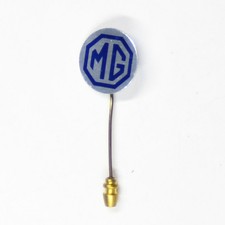 Vintage Mg Motor Metal Tie Lapel Stick Pin Badge 1970s