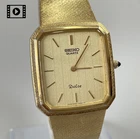 SEIKO Dolce 6020-4060 Quartz [US Stock] Vintage 1981 Mens Watch Gold JP *Exc+5