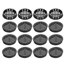 20Pcs 50mm/2in Air Vents Circular Soffit Vents Black Soffit Vent Cover