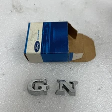 NOS 1971 1972 1973 FORD MUSTANG TRUNK LETTER G + N D1ZZ-6540282 G N