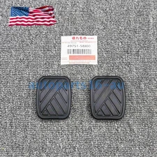 2x Brake Clutch Pedal Pad Covers Fit for Suzuki Swift Samurai Sidekick Geo Metro