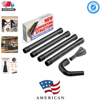 #ad Universal Gutter Cleaning Kit for Leaf Blowers with New Supportive Structure ... $90.39