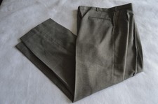 Sansabelt Vtg 70's Herringbone Wool Poly Blen Dress Golf Trouser Pant 38x32