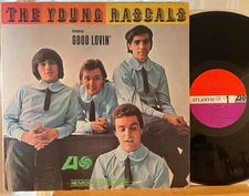 The Young Rascals Self-Titled Vinyl LP Atlantic 8123 Mono 1st Press Good Lovin'