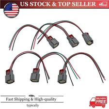 6Pcs Ignition Coil Electrical Connector Fits 2011-2023 Ford Lincoln V6 3.5L US