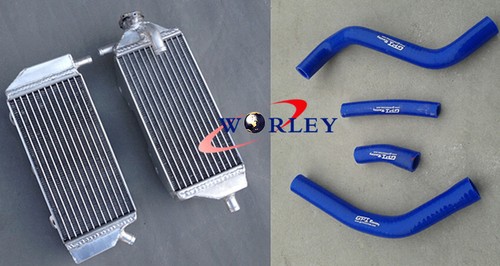 For Yamaha YZ250F YZF250 2014-2018 2015 2016 2017 Aluminum Radiator & Hose BLUE - 第 1/9 張圖片