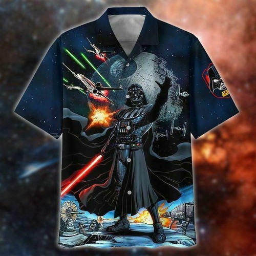 Star Wars Darth Vader Hawaiian Shirt M 