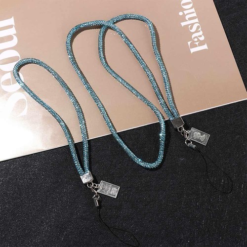 Diamond Pendant Diamond Phone Lanyard Rhinestone Neck Strap Phone Accessories - 第 5/20 張圖片