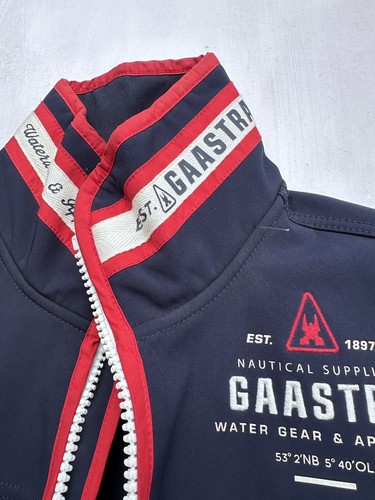 Gaastra Nautical Navy Blue Waterproof Jacket Size Small Sailing Boating G3-M - Picture 3 of 13