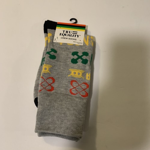 Tru Equality Men’s Happy Kwanza Socks. new - Imagen 1 de 2
