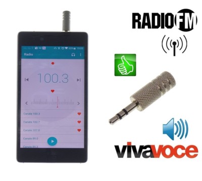 TechnoMedia B8 AntJack II Antenne Radio FM Freisprechanlage Für Smartphone Zube