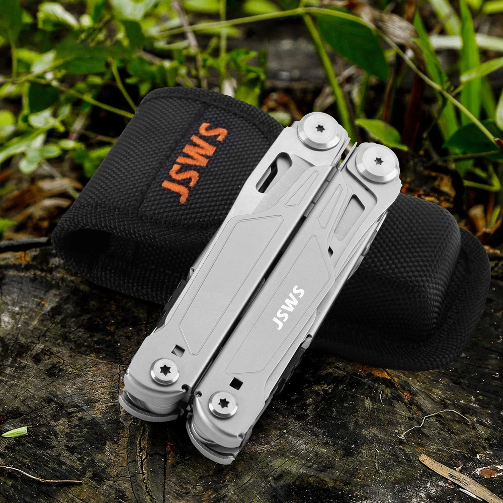 Multi Tool Pliers 16-in-1 Multitool Knife Saw Screwdriver Scissors Bottle Ope...