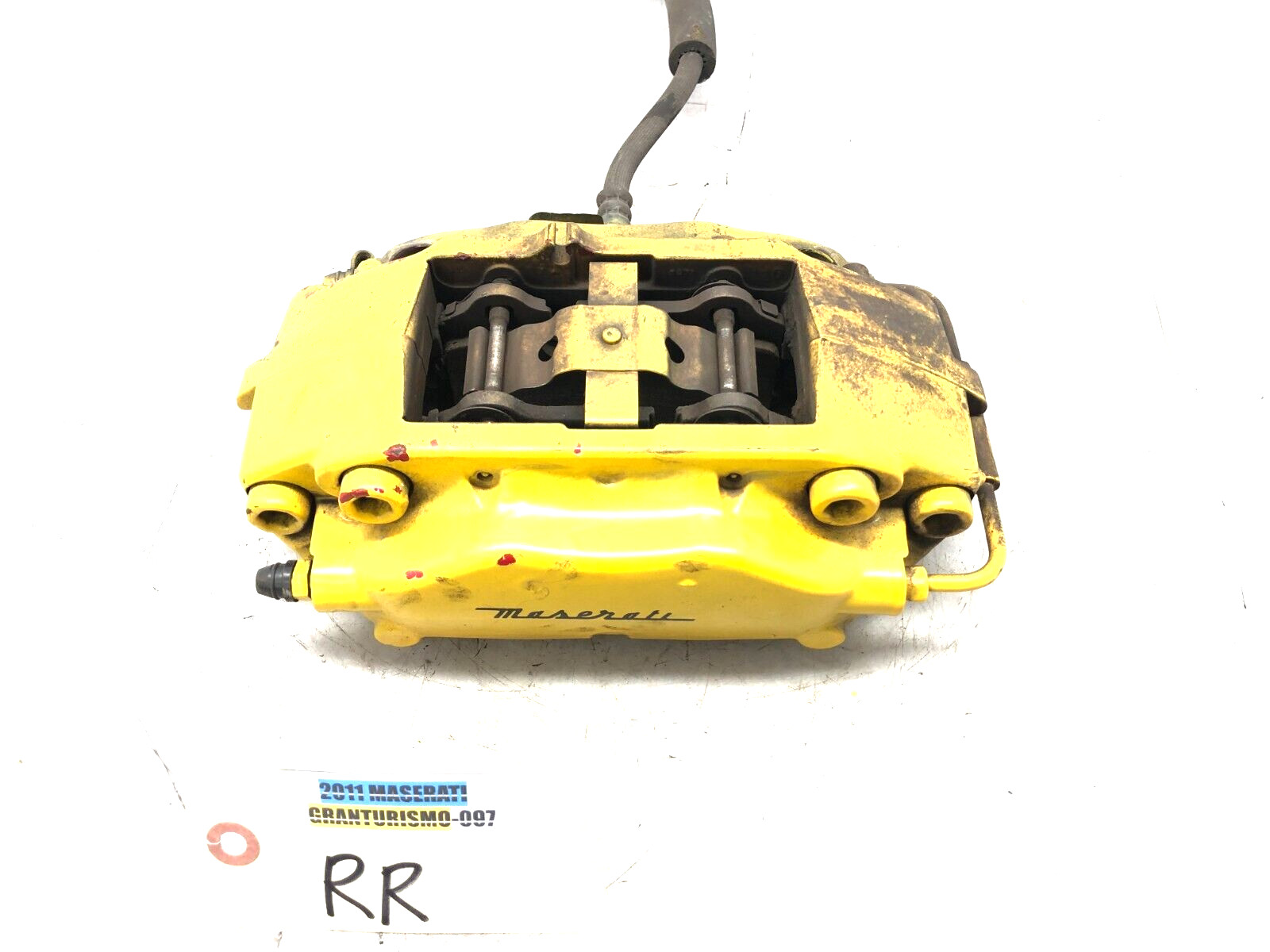 2007-2019 MASERATI GRANTURISMO S M145 RIGHT PASS REAR BRAKE CALIPER W/ PADS OEM