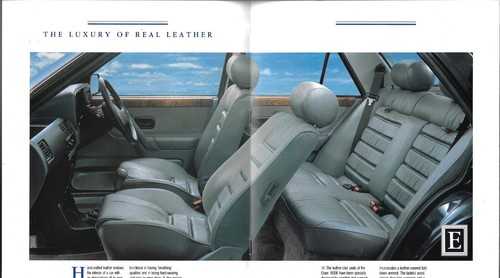 Ford Orion 1600 E Mk2 1988-1989 UK Market Sales Brochure - Picture 4 of 4