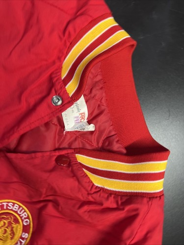 Vtg Pittsbugh State Gorillas King Louie Pro Fit Jacket Made In USA size Large S1 - Picture 11 of 14