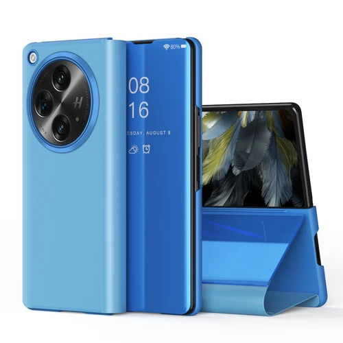 For OnePlus Open, Smart View Flip Full Screen Touch Mirror Hard Case Cover