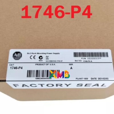 New Factory Sealed AB 1746-P4 SER A SLC Rack Mounting Power Supply Module 1746P4