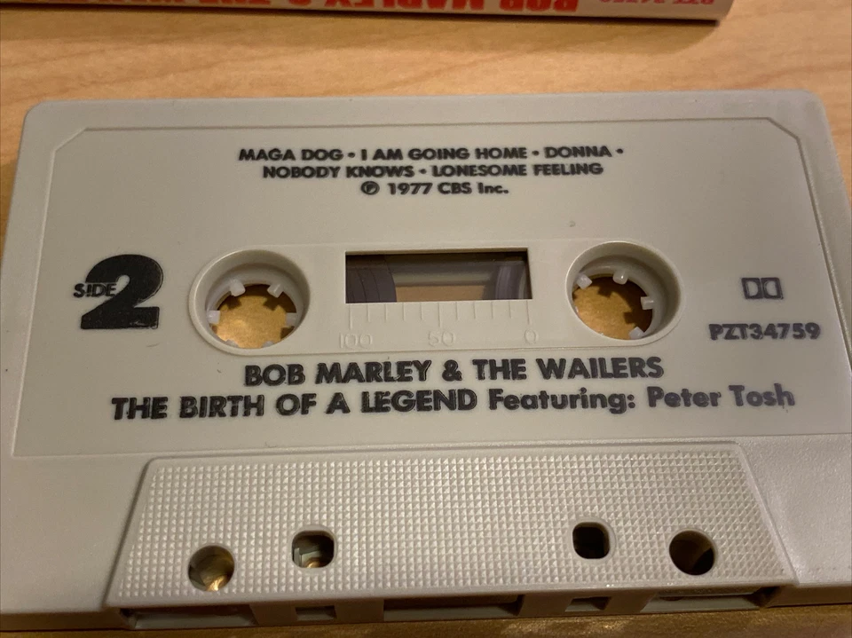 ORIGINAL 1977 BOB MARLEY & THE WAILERS THE BIRTH OF A LEGEND PETER TOSH CASSETTE Foto 4 de 4