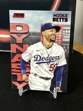 2022 Topps Stadium Club Mookie Betts Dynasty & Destiny Red, 5A, Insert, Dodgers