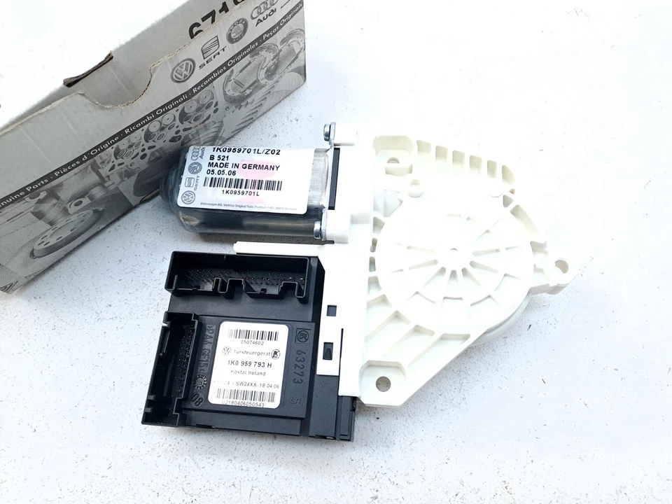 New original VW GOLF V 4-door Window Regulator Motor Front Left 1K0959701L Z02 - Image 2 of 4