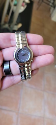 Tag Heuer WP131C.BA0751 Womens Alter Ego Series Watch Blue Pearl Diamonds Silver