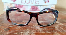 Vintage Bolle King Brown Tortoise Oval Made in Italy Sunglasses FRAMES ONLY