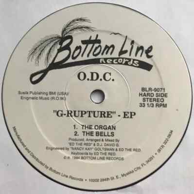 O.D.C. G-Rupture EP EP Vinyl Single 12inch Bottom Line Records