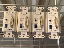 2x Extron DVI HDMI 201 A D Input Output TX RX RS-232 Audio Connector Wall Outlet