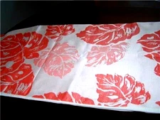 Frontgate Outdoor Table Runner 18 x 108 "PAINTED LEAVES" $189 NEW!