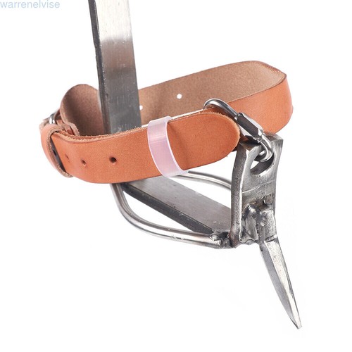 Set coppia punte arrampicata albero in acciaio inox 200 kg con 2x cavigliere - Foto 3 di 10